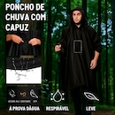 Capa Esportiva Gold Sports Ultra ProTérmico Com Capuz 3X1 Anti Chuva-Caminhadas-Acampamento - Foto 4