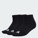Meia Cano Baixo com Amortecimento adidas Essentials Unissex - 3 Pares - Foto 2