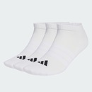 Meia Cano Baixo com Amortecimento adidas Essentials Unissex - 3 Pares - Foto 3