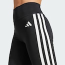 Calça Legging adidas Flare Optimé Essentials Três Listras Feminina - Foto 5