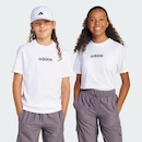 Camiseta adidas Logo Linear 160 Infantil - Foto 2
