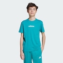 Camiseta adidas Logo Linear 160 Infantil - Foto 2