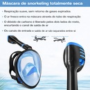 Mascara Subaquática de de Mergulho Gold Sports Full Face Confort IV Com Snorkel - Foto 6