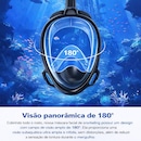 Mascara Subaquática de de Mergulho Gold Sports Full Face Confort IV Com Snorkel - Foto 8