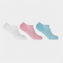 Meia Cano Curto Hoahi Invisível - 3 pares - Unissex - Foto 2