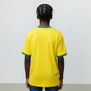 Camisa Brasil Uniforme 1 Torcedor Olden Sports Infantil - Foto 5
