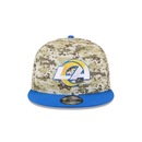 Boné New Era 9Fifty Los Angeles Rams NFL Salute Service 2025 Masculino - Foto 2