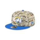Boné New Era 9Fifty Los Angeles Rams NFL Salute Service 2025 Masculino - Foto 5