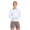 Camiseta adidas Manga Longa Power Essentials Workout Contour Feminina - Foto 1