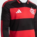 Camisa do Flamengo I 26/27 adidas Manga Longa Masculina - Foto 4