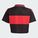 Camisa Cropped do Flamengo I 26/27 adidas Feminina - Foto 3
