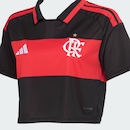 Camisa Cropped do Flamengo I 26/27 adidas Feminina - Foto 5