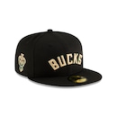 Boné New Era 59FIFTY Milwaukee Bucks NBA Masculino - Foto 3