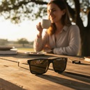 Óculos de Sol Unissex Hang Loose Bambu Escuro Original - Foto 2