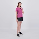 Conjunto Camiseta Degrade e Shorts Franzido Rainha Feminino - Foto 3