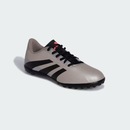 Chuteira Society Infantil Adidas Predator Essentials 24.5 Jr Platinum - Foto 3