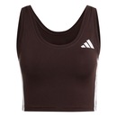 Camiseta Regata Adidas Cropped Essential Feminina - Foto 3