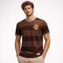 Camisa Flamengo Símbolo Gold Marrom Coimbra - Masculino - Foto 2