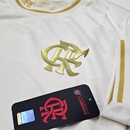 Camisa Flamengo Símbolo Gold Off White Coimbra - Masculino - Foto 3