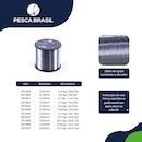 Linha de Pesca Aqualine Invisible Pesca Brasil - Foto 4