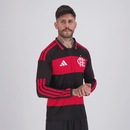 Camisa do Flamengo I 26/27 Manga Longa adidas Masculina - Foto 2