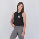 Camiseta Cropped Corinthians Fitness Feminino - Foto 3