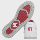 Tênis Shoes Construct White Red Grey DC Masculino - Foto 3
