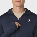 Blusão ASICS Road Winter Hoodie Masculino - Foto 4