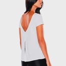 Camiseta Abertura Traseira Poliamida - Body For Sure - Feminina - Foto 2