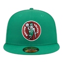Boné New Era 5950Eg Hardwood Classics Boston Celtics Masculino - Foto 3