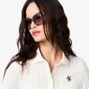 Camiseta Polo Pointelle L.12.D com marca slim fit Feminina - Foto 2