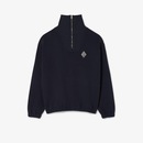 Blusão Moletom em Piqué com Gola com Zíper e Caimento Amplo Lacoste Masculino - Foto 3