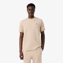 Camiseta Jacquard com Monograma Lacoste Masculina - Foto 1