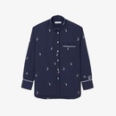 Camisa Oversized com Motivos Jacquard Lacoste Masculina - Foto 1