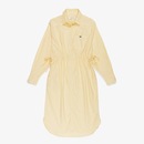 Vestido Camisa Oversized em Popeline Lacoste Feminino - Foto 1