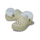 Sandália Crocs Classic Platform Fuzz Lined Clog - Unissex - Foto 4