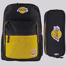 Kit Mochila e Estojo NBA Lakers Legend Unissex - Foto 1
