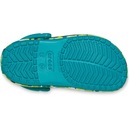 Sandália Crocs Crocband Glow Confetti Band Clog T Turbo - Infantil - Foto 5