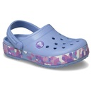 Sandália Crocs Crocband Glow Confetti Band Clog T - Infantil - Foto 2