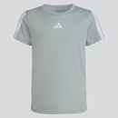 Camiseta Infantil adidas 3 Stripes Logo - Foto 4