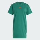 Vestido Camiseta adidas Essentials Três Listras em malha simples Feminino - Foto 2