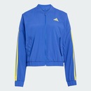 Jaqueta Corta-vento de Malha adidas Essentials Três Listras Feminina - Foto 2