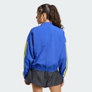 Jaqueta Corta-vento de Malha adidas Essentials Três Listras Feminina - Foto 3