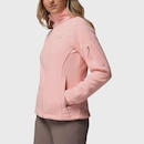 Jaqueta de Frio Fleece Columbia Fast Trek II Pink Sand - Feminina - Foto 3
