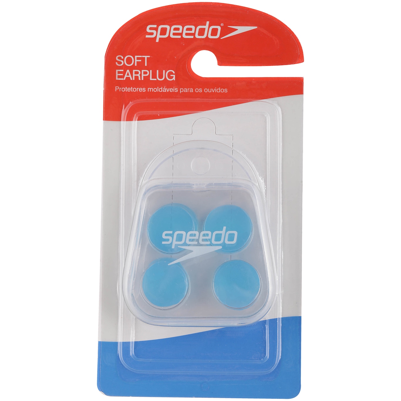 Protetor de Ouvido Speedo Soft Earplug com 4 Unidades - Adulto - Foto 1