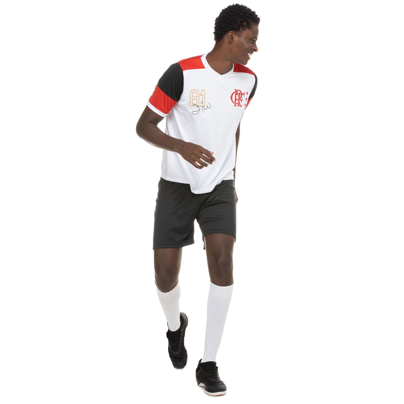 Camiseta Braziline Flamengo nº 10 - Masculina - Foto 4