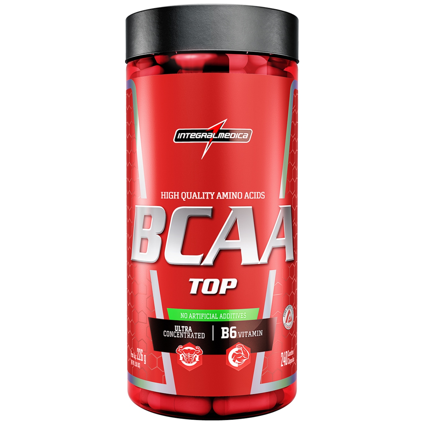 BCAA Integralmédica BCAA Top - 240 Cápsulas - Foto 1