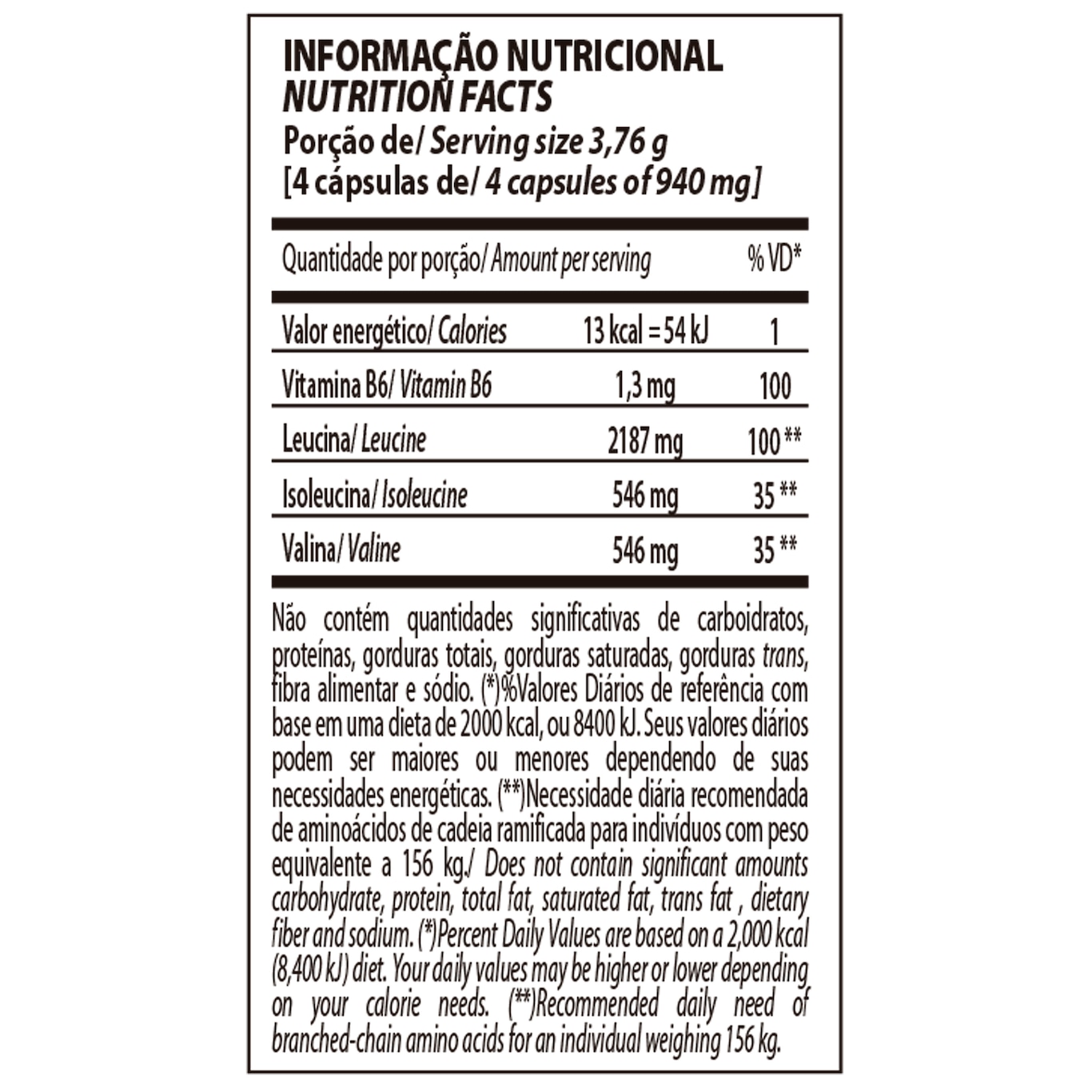 BCAA Integralmédica BCAA Top - 240 Cápsulas - Foto 2