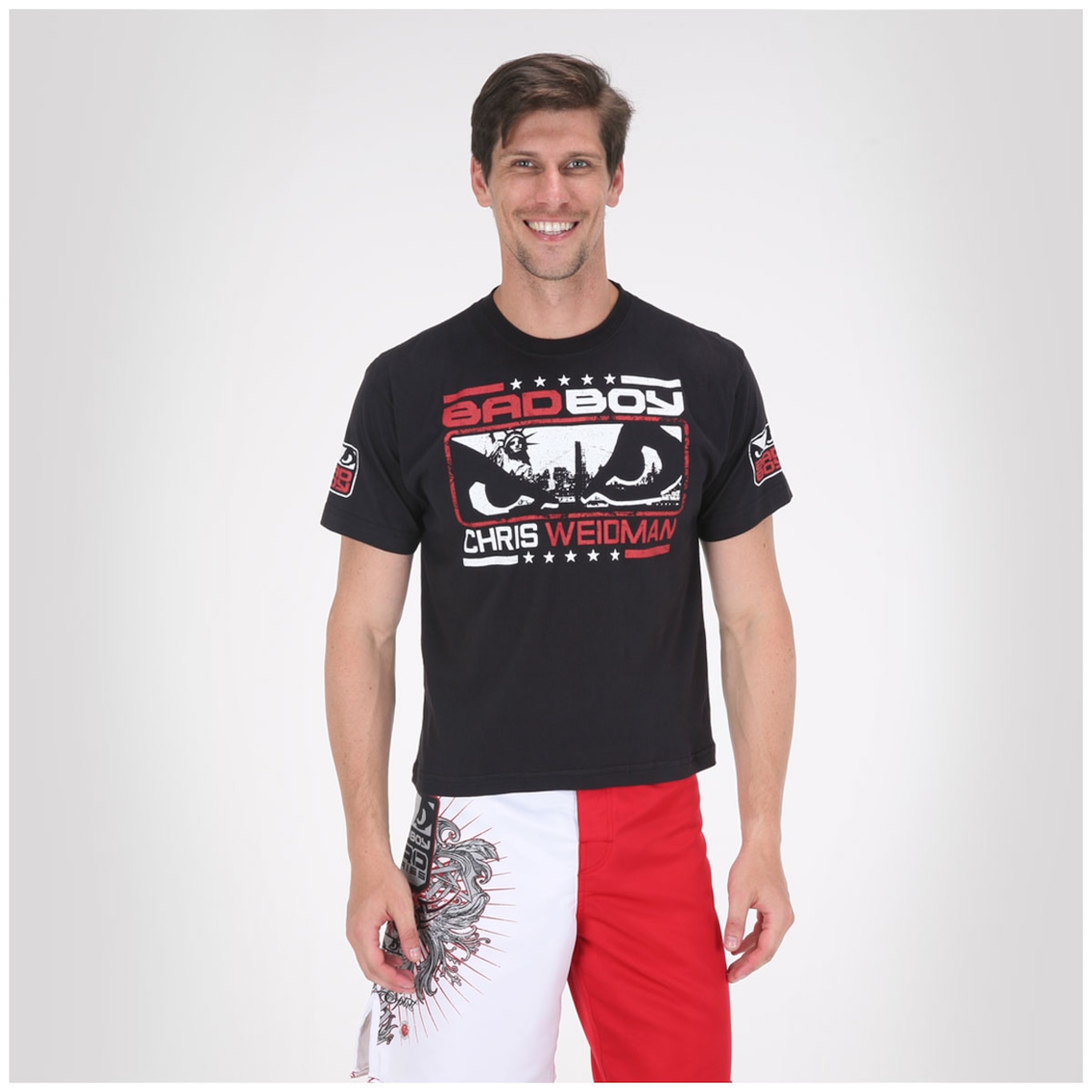 Camiseta Bad Boy Chris Weidman - Masculina - Foto 1