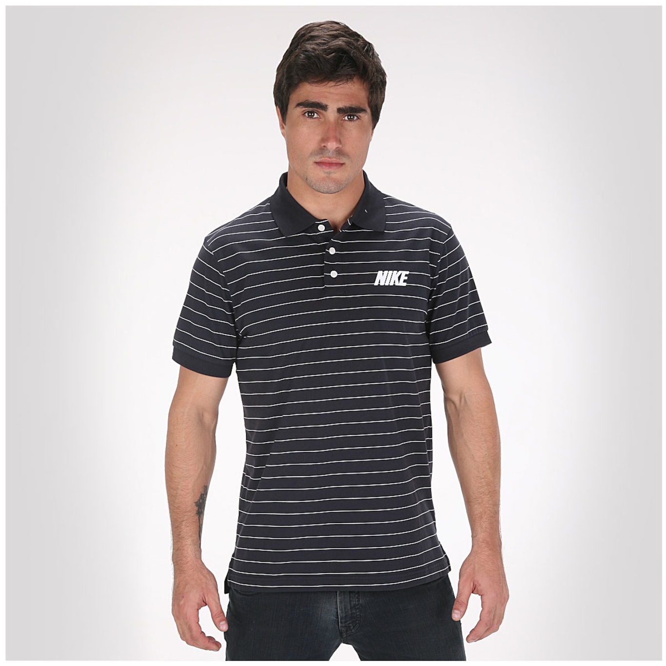 Nike sales polo stripe